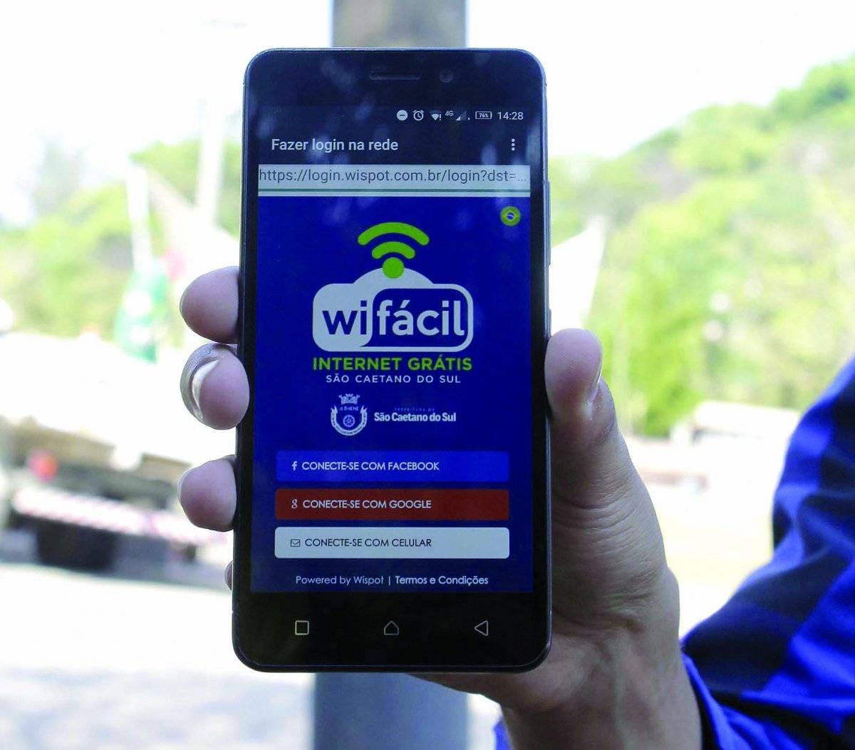 WiFi parques São Caetano