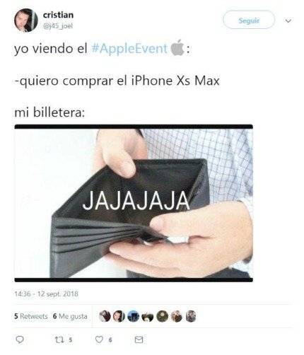Meme del evento Apple