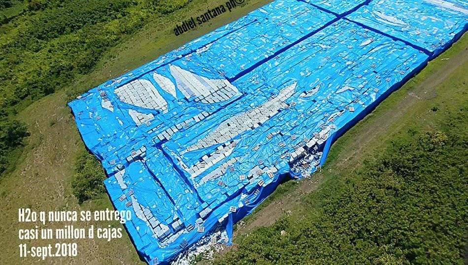 Denuncian que miles de cajas de agua no se usaron tras emergencia por María