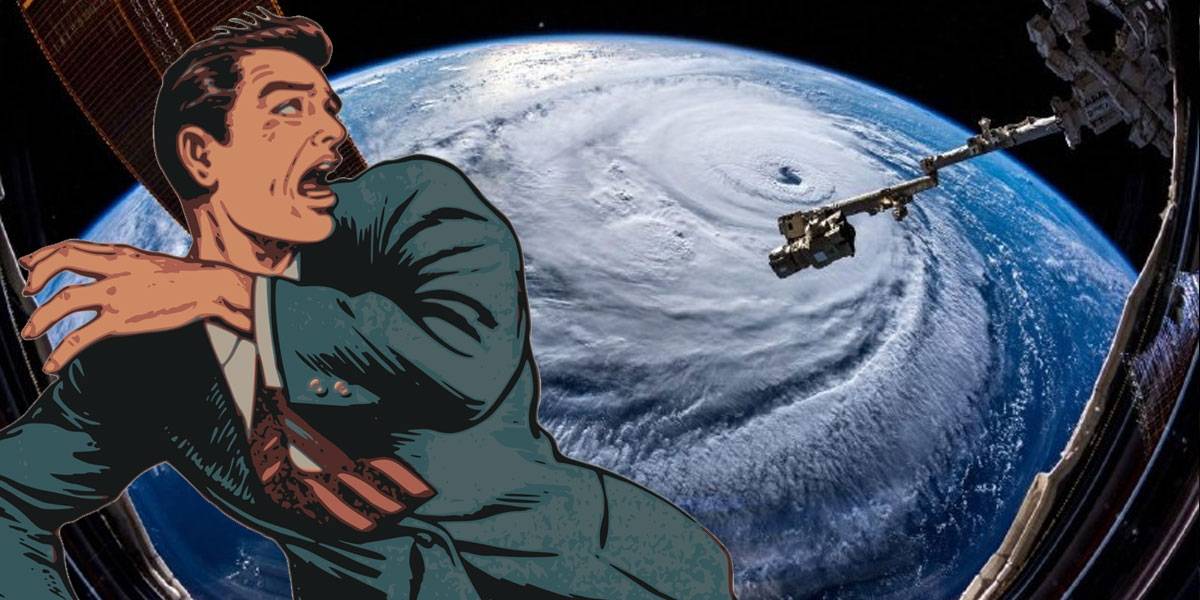 Así luce el huracán Florence desde el espacio y sí da miedo