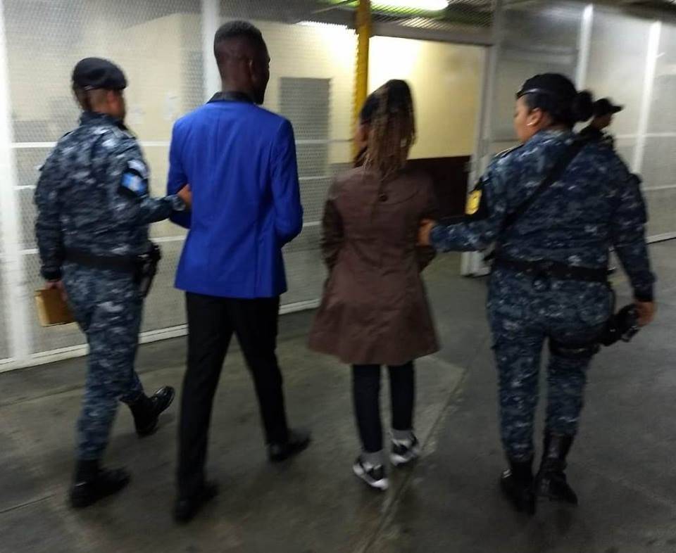 ciudadanos de Camerún capturados en aeropuerto La Aurora