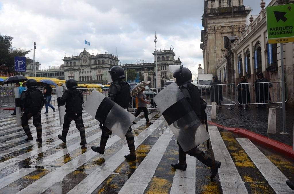 Antimotines del Ejército de Guatemala.