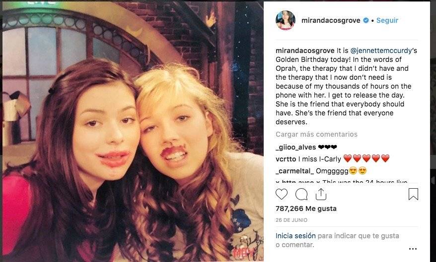 Instagram mirandacosgrove Verificado •