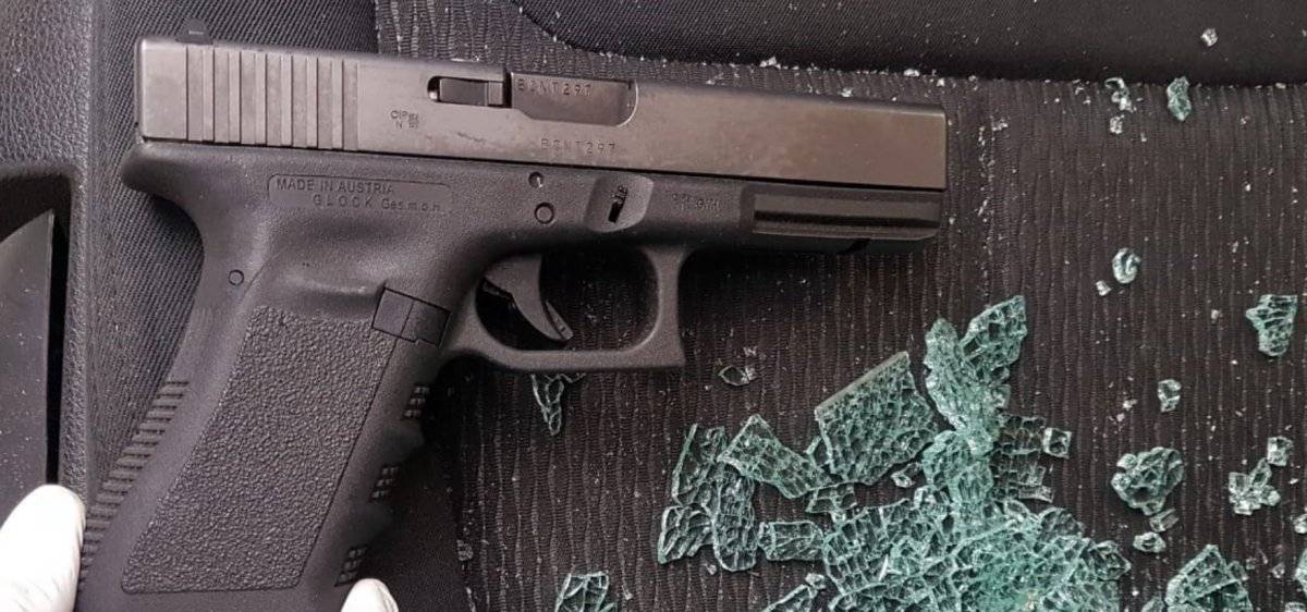 Pistola incautada