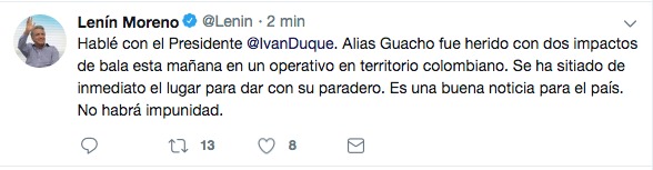 tuit Lenín Moreno