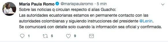 tuit María Paula Romo