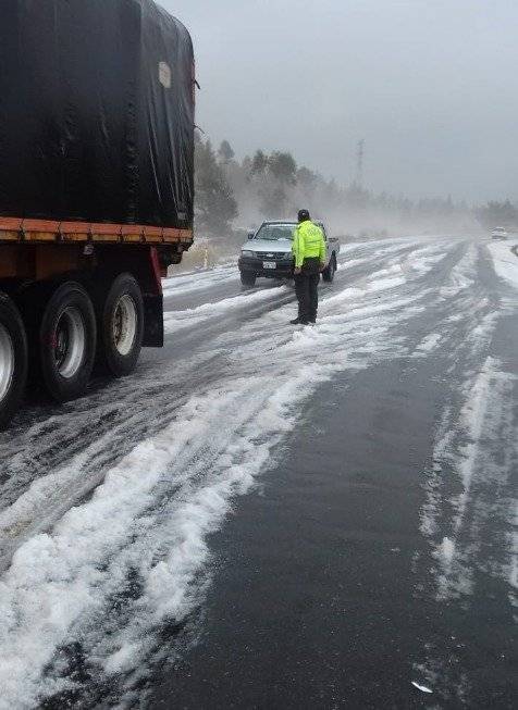Granizo en Chimborazo