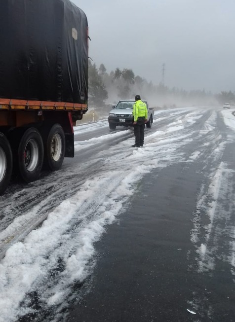 Granizo en Chimborazo