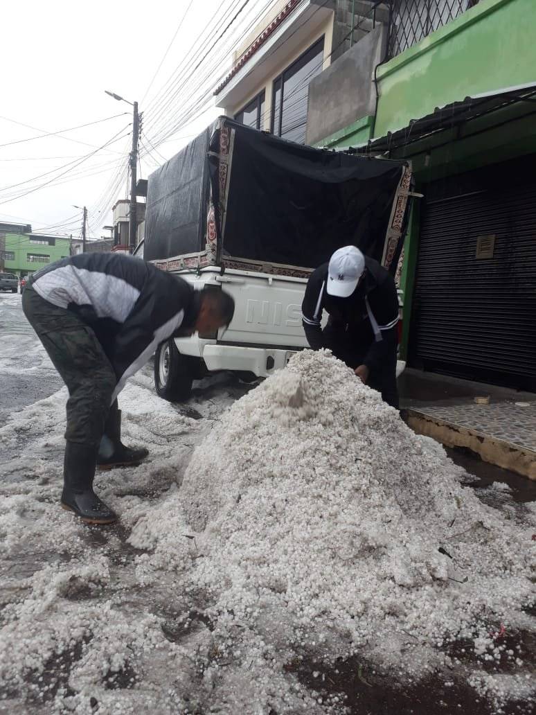 Granizo en Quito