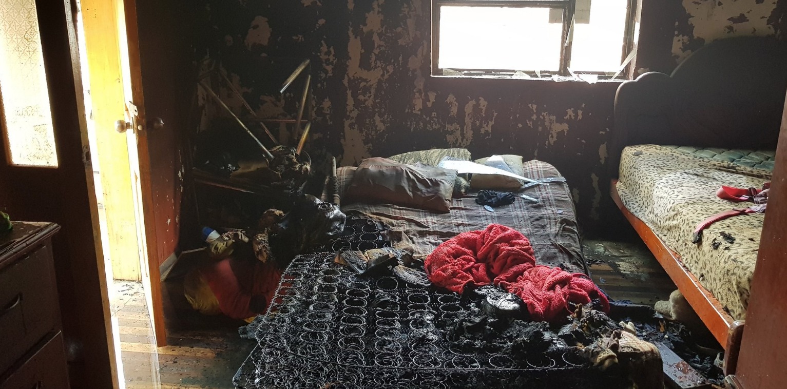 Incendio estructural en Cuenca