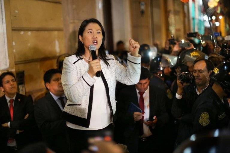 Keiko Fujimori en Perú