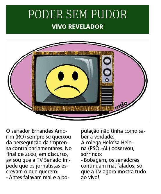 poder sem pudor