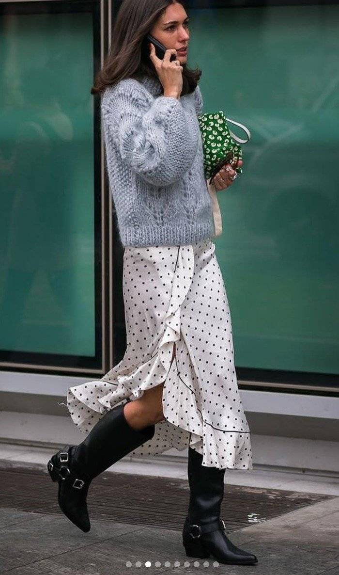 Vestidos con botas vaqueras