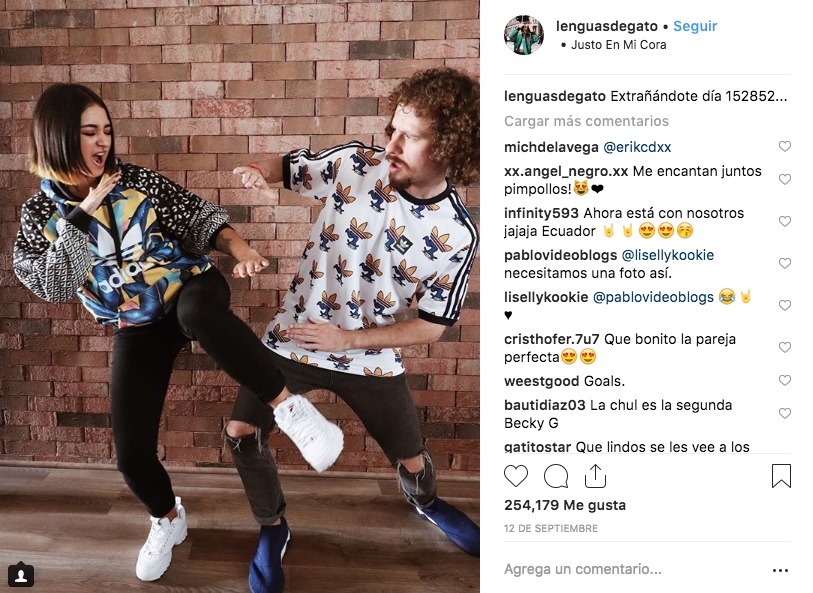 Luisito Comunica y su novia Chule