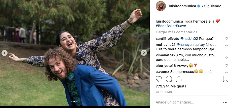 Luisito Comunica y su novia Chule