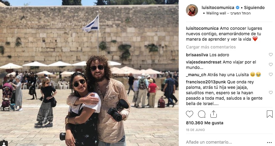 Luisito Comunica y su novia Chule