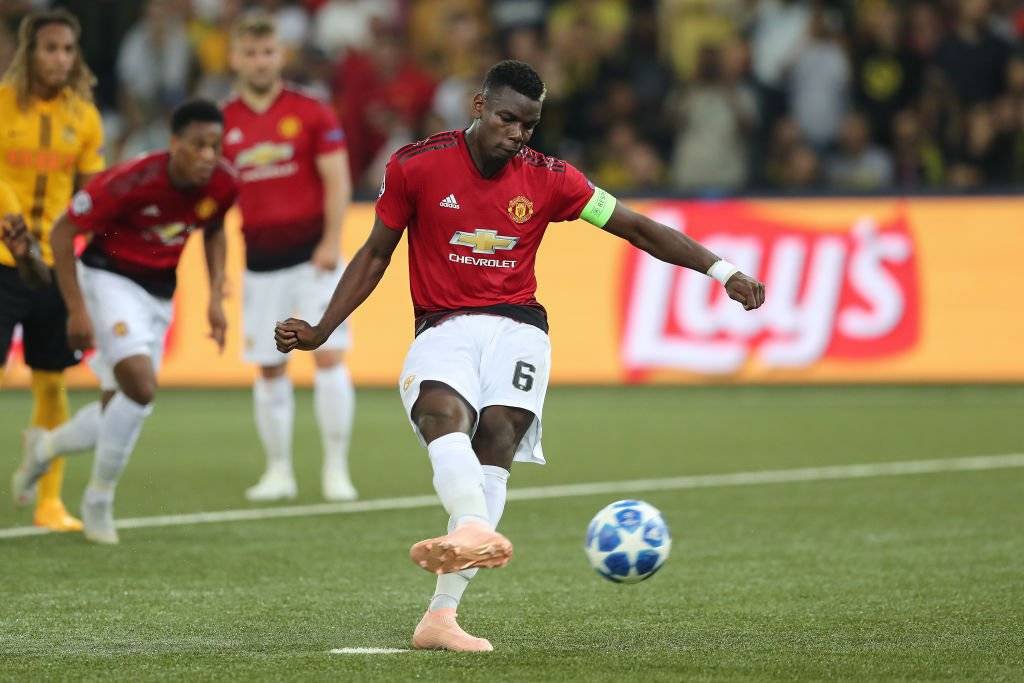 El United de Mourinho tuvo un debut triunfal en la Champions League 2018-2019 al vencer 3-0 al Young Boys en el pasto sintético de Berna / Foto: Getty Images