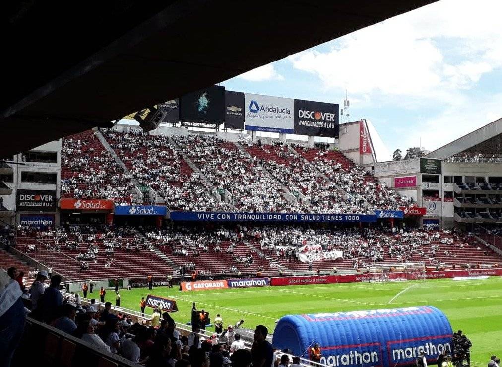 Asi luce el estadio de Rodrigo Paz