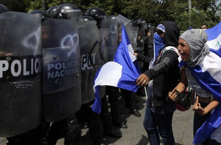 Enfrentamientos en Nicaragua