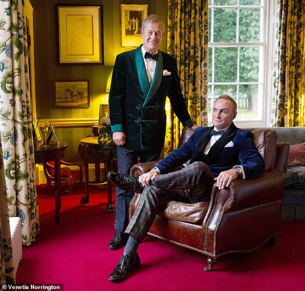 Lord Ivar Mountbatten y esposo