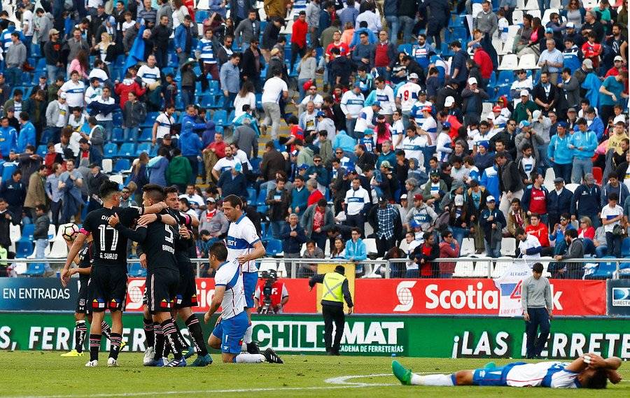 Colo Colo se impuso 1-0 ante la UC en el último choque entre ambos en San Carlos de Apoquindo / Foto: Agencia UNO
