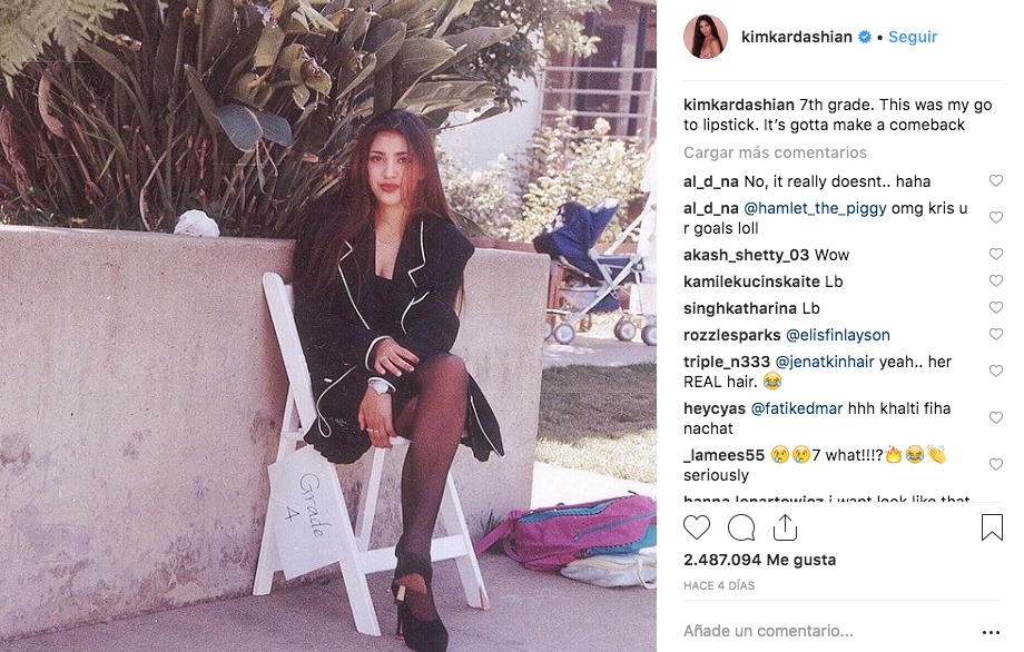 Kim Kardashian de adolescente