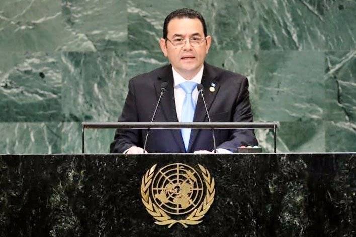 Jimmy Morales en ONU