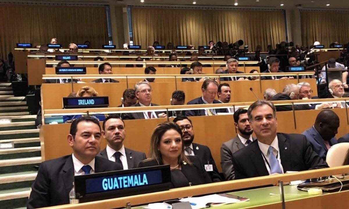 Jimmy Morales en la ONU