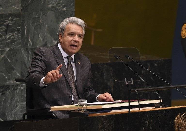Lenín Moreno ante la ONU