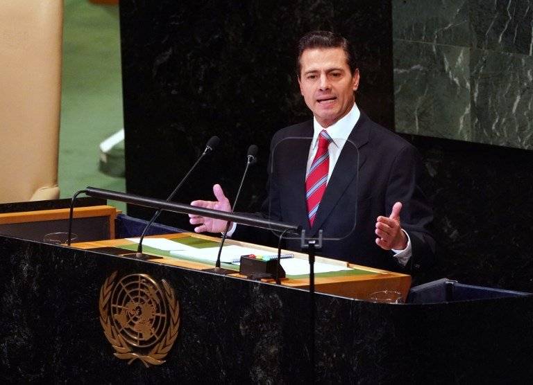 Enrique Peña Nieto ante la ONU