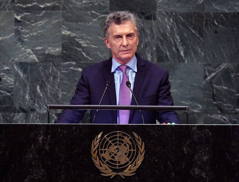 Mauricio Macri ante la ONU