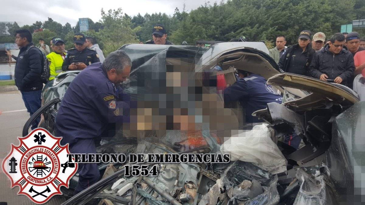 accidente de tránsito en Tecpán, Chimaltenango