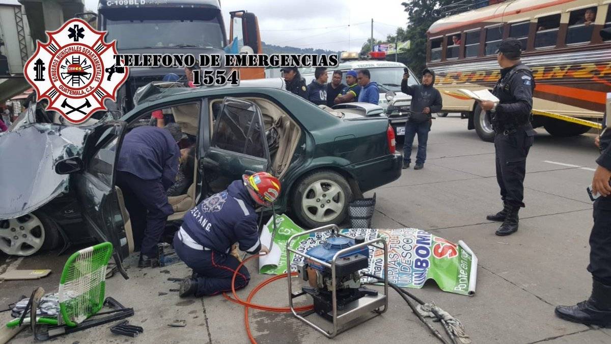 accidente de tránsito en Tecpán, Chimaltenango