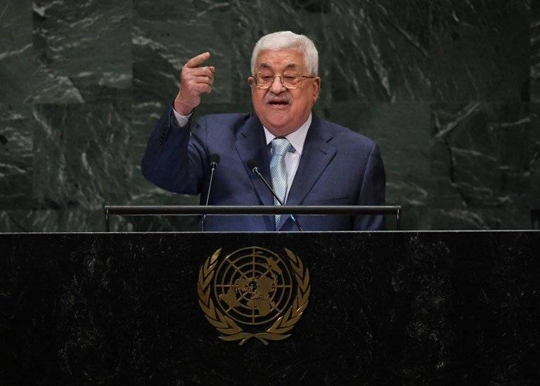 Mahmud Abás en la ONU