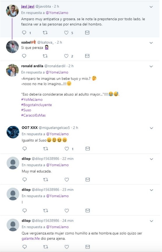 Captura de pantalla Twitter