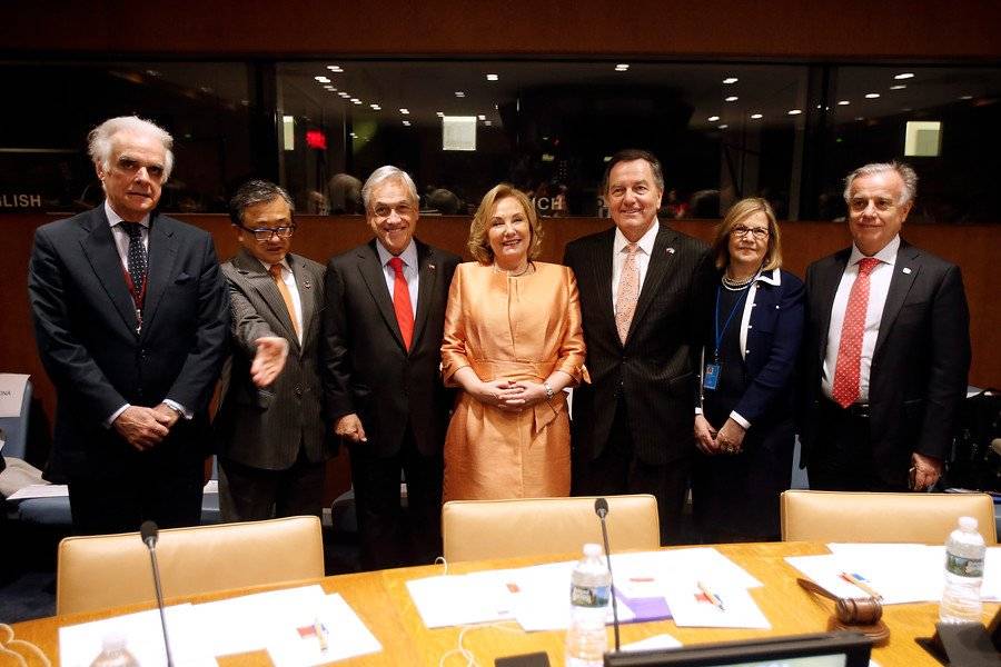 El romántico gesto entre Cecilia Morel y Sebastián Piñera en la ONU