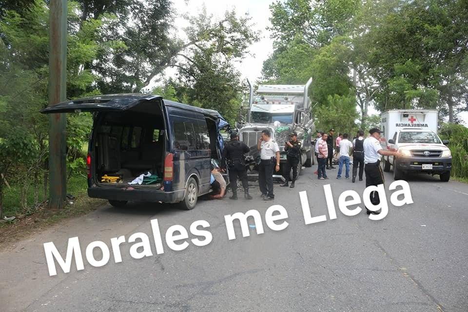 accidente en Izabal