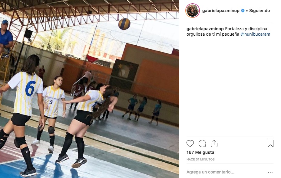 Instagram: Gabriela Pazmiño