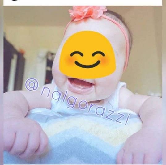Su hija mayor presentó a su bebé en las redes sociales