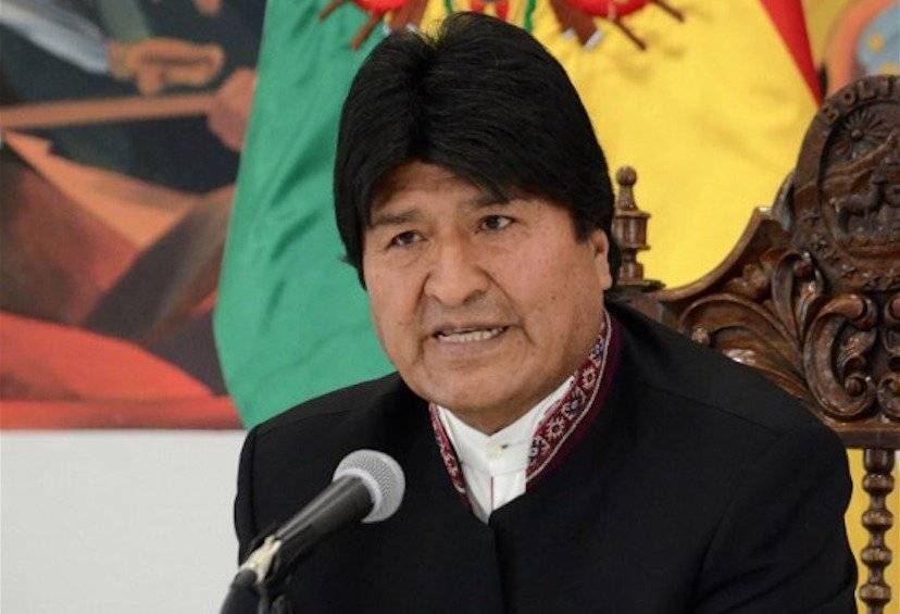 Evo Morales en Bolivia