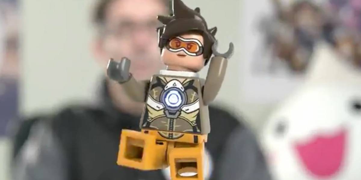 Así luce la figura LEGO de Tracer, la heroína de Overwatch