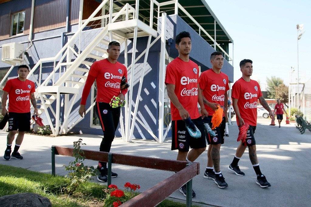 Yerko Urra, meta de Huachipato, fue parte de los trabajos de la Roja en el primer microciclo de la era Reinaldo Rueda / Foto: ANFP