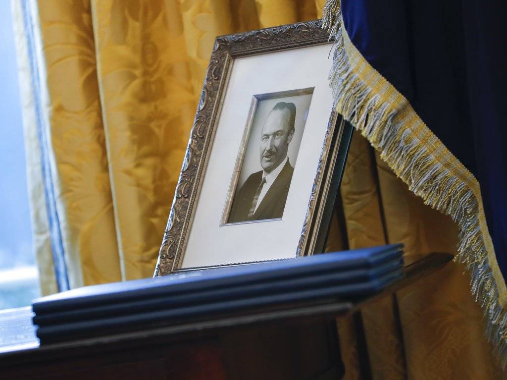 Fotografía de Fred Trump, padre de Donald Trump