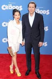 Nicolas Cage y su exesposa Alice Kim