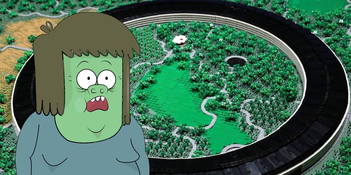Alguien recreó el Apple Park con 85 mil piezas de LEGO