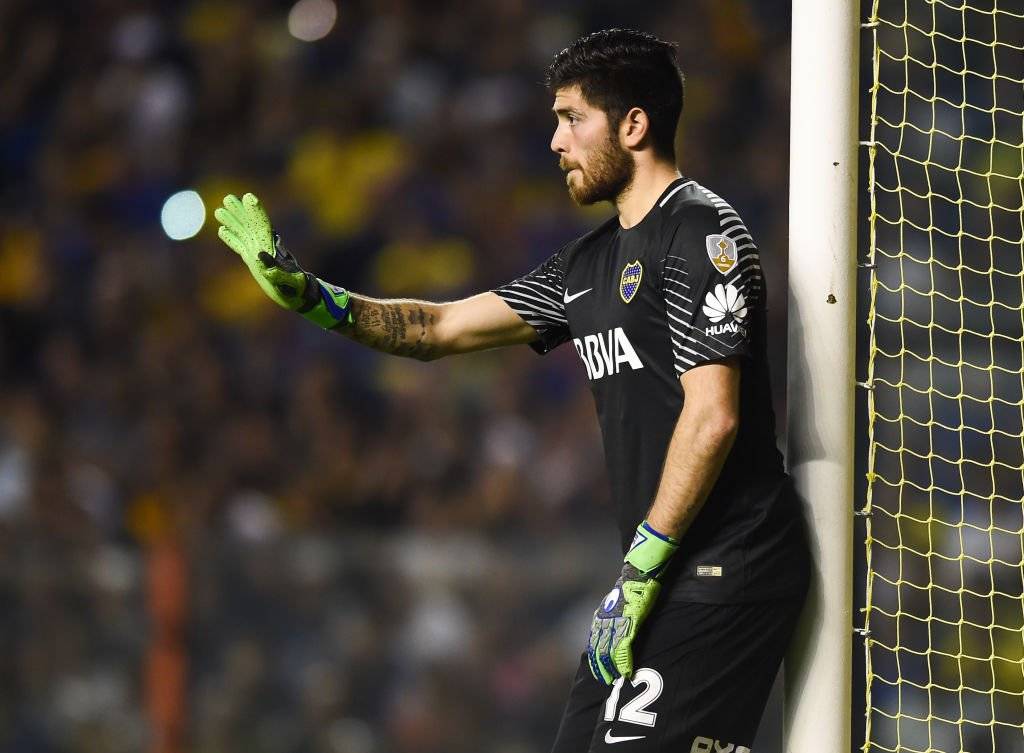 Agustín Rossi competirá con Carlos Lampe por ser el arquero titular de Boca Juniors en las semis de la Libertadores / Foto: Getty Images