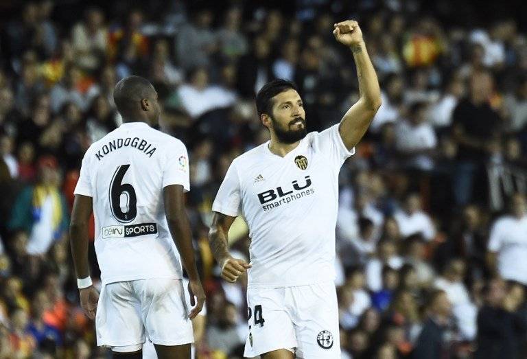 Gol de Ezequiel Garay contra el Valencia