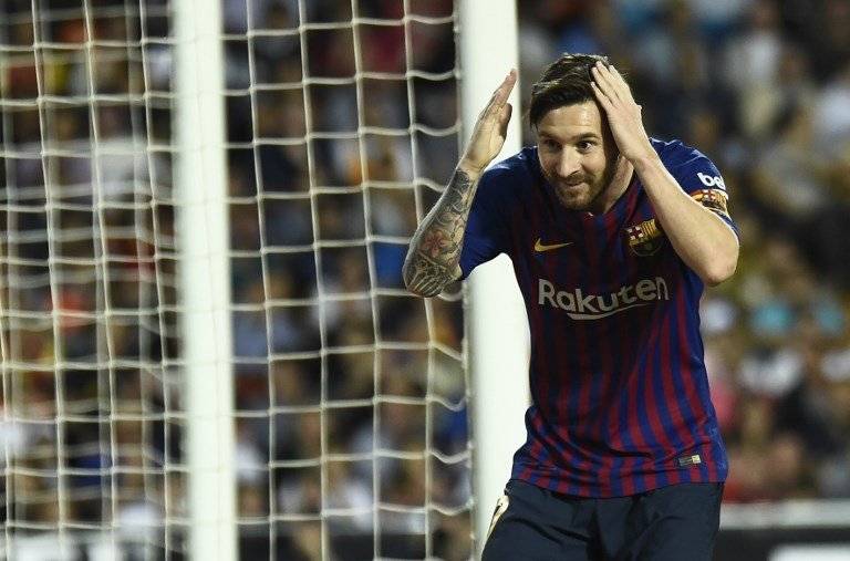 Gol de Lionel Messi contra el Valencia