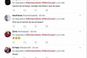 Reacciones tras derrame de cerveza