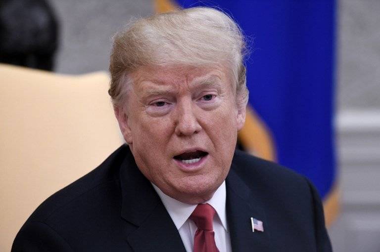 Donald Trump en la Oficina Oval